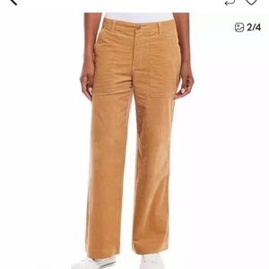 Weatherproof Vintage Tan Corduroy Wide Leg Pants Retro 70s Gorpcore Utility 6